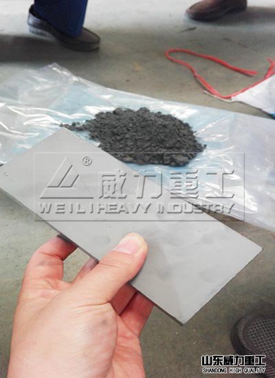 金属粉末成型油压机压制过程