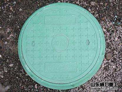 315吨四柱液压机压制的600mm规格井盖
