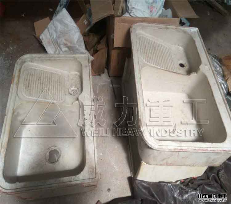 压制成型石英石水槽产品